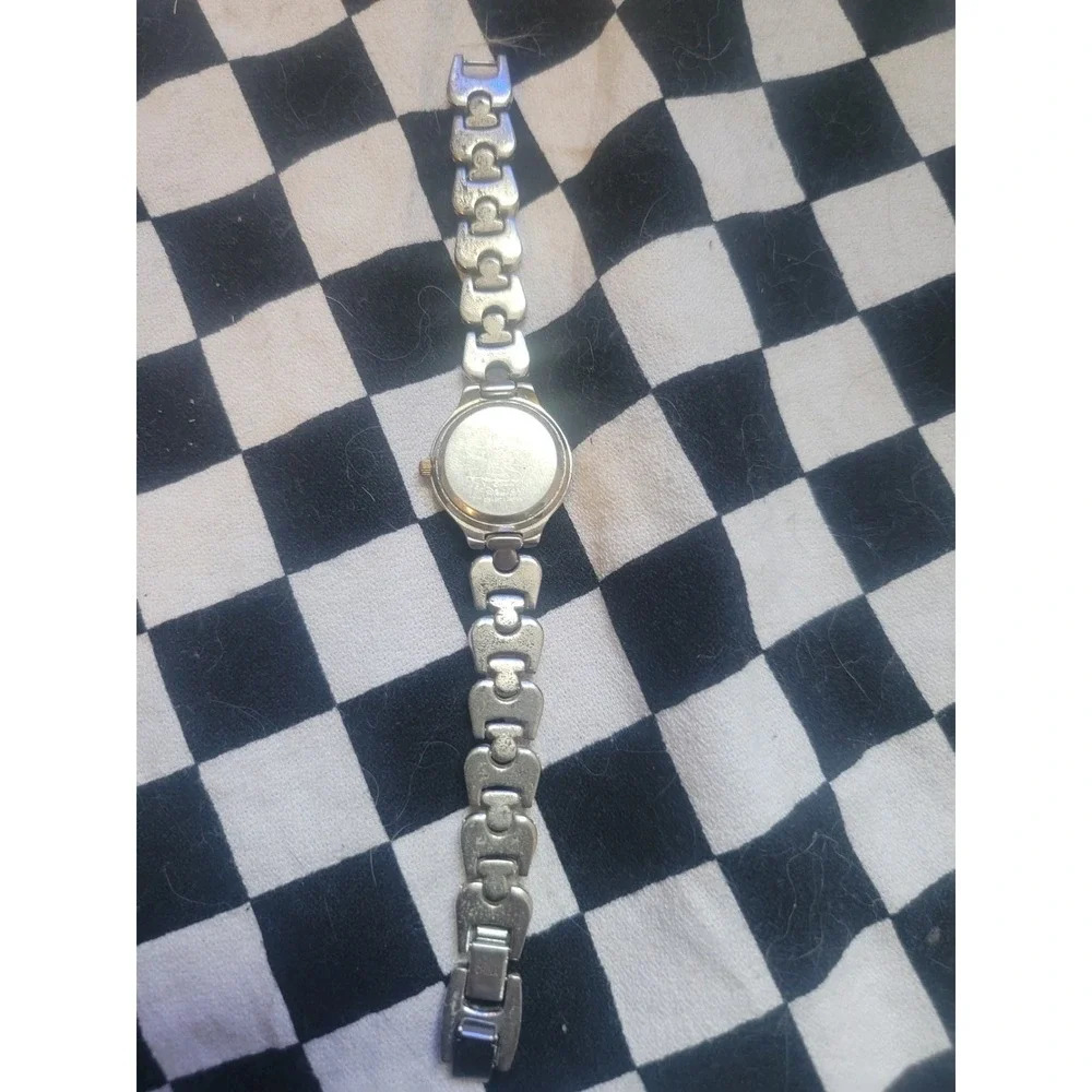 Disney Mickey‎ Mouse Women's Bracelet Watch Silver Tone Dead Battery
